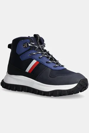 Tommy Hilfiger Dětské zimní boty tmavomodrá barva, T3B9-33680