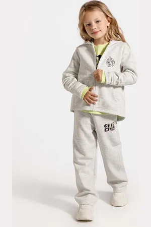 COCCODRILLO Dětské tepláky barva, melanžové, CARTOONS GIRL KIDS