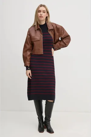 Pepe Jeans Šaty HARLEM DRESS tmavomodrá barva, mini, PL953587