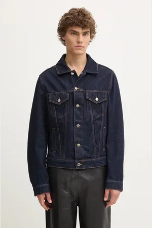 Msgm Bunda pánská, tmavomodrá barva, přechodná, 3740MH230L.247599