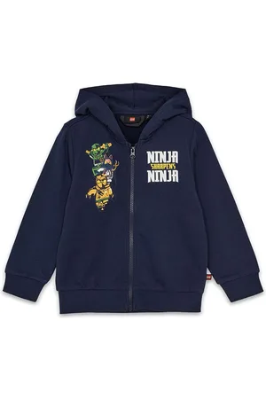 LEGO Wear Dětská bavlněná mikina LWSCOUT 700 tmavomodrá barva, s kapucí, s potiskem, 12011339