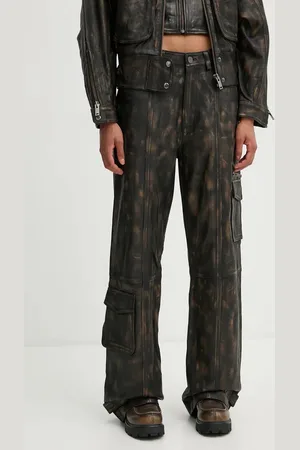 Gestuz Kalhoty dámské, barva, jednoduché, high waist, 10909474