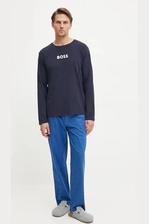 HUGO BOSS Pyžamo tyrkysová barva