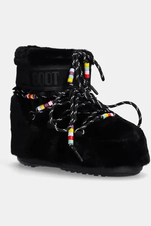 Moon Boot Sněhule MB ICON LOW FAUX FUR BEADS barva, 80D1409470 N001