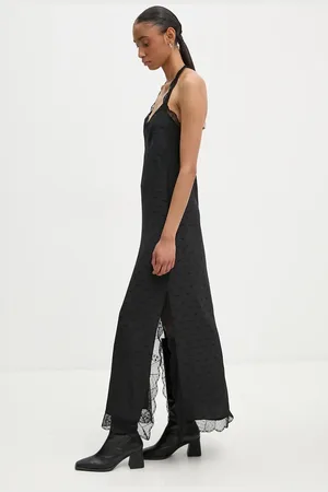 Zadig & Voltaire Hedvábné šaty barva, maxi, WWDR01334
