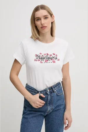 Pepe Jeans Bavlněné tričko GINNY barva, PL505945