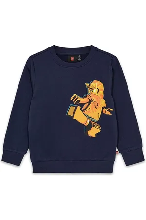 LEGO Wear Dětská bavlněná mikina LWSCOUT 704 tmavomodrá barva, s potiskem, 12011342