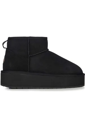 Emu Semišové sněhule Stinger Micro Flatform barva, W13082.BLAK
