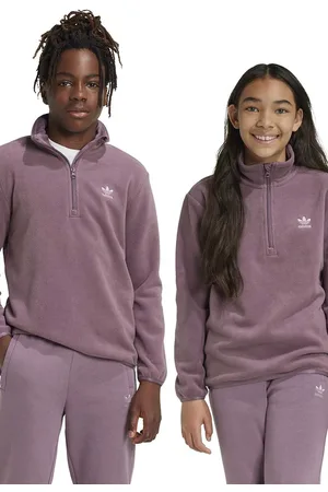 adidas Dětská fleecová mikina POLAR FLEECE HZ barva, IY5015