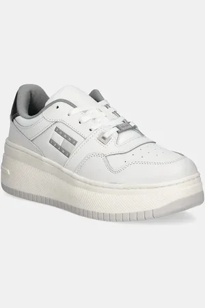 Tommy Hilfiger Sneakers boty TJW RETRO BASKET FLATFORM METAL barva, EN0EN02607