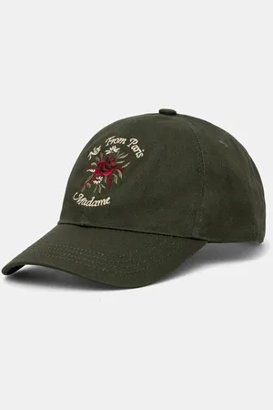 Drôle de Monsieur Bavlněná baseballová čepice La Casquette Slogan Fleurs barva, s aplikací, E-CP153-CO138-KK
