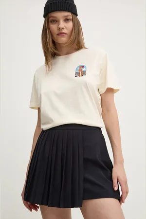 Abercrombie & Fitch Sukně tmavomodrá barva, mini, áčková, KI143-4338