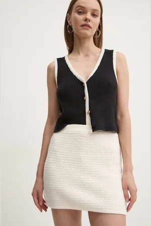 Abercrombie & Fitch Sukně barva, mini, pouzdrová, KI143-4336