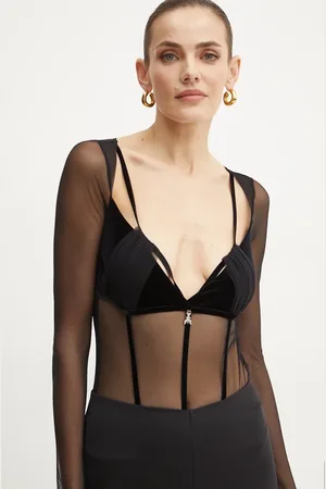 Patrizia Pepe Body dámské, fialová barva, 2M4400 J230