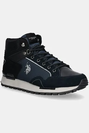 U.S. Polo Assn. Trapery ARON pánské, tmavomodrá barva, ARON005M/DTY1