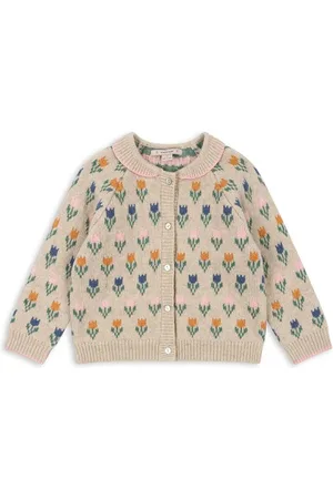 Konges Sløjd Dětský vlněný kardigan BELOU KNIT CARDIGAN barva, KS101424