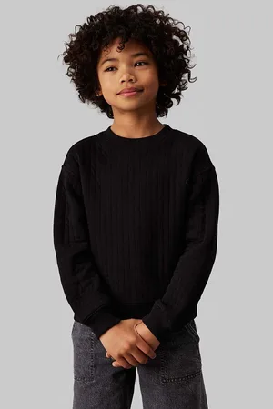 Calvin Klein Dětská mikina barva, hladká, IB0IB02203