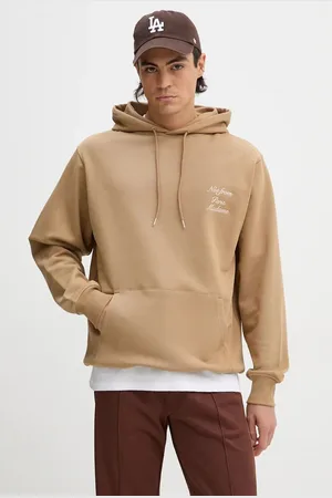 Drôle de Monsieur Bavlněná mikina Le Hoodie Slogan Calligraphy pánská, barva, s kapucí, s aplikací, E.HO168.CO127.IBN Le Hoodie Slogan Calligrap