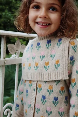 Konges Sløjd Dětský vlněný nákrčník BELOU KNIT NECKWARMER barva, KS101425