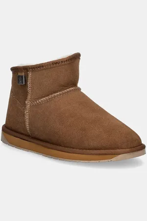 Emu Semišové sněhule Platinum Slim Darling barva, WP11875.CHES