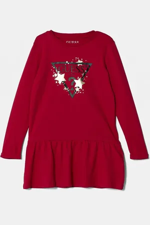 Guess Dětské bavlněné šaty barva, mini, K3YK13 KA6W4