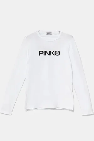 Pinko Dětské bavlněné tričko s dlouhým rukávem barva, F4PIJGTH151