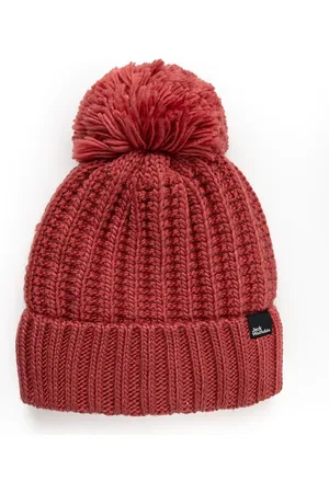 Jack Wolfskin Čepice Highloft tmavomodrá barva, z husté pleteniny, 1908012