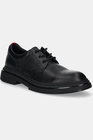 HUGO BOSS Kožené polobotky Rikky pánské, barva, 50528975
