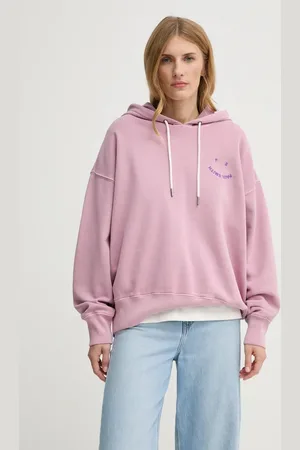 Paul Smith Bavlněná mikina dámská, barva, s kapucí, s aplikací, W2R.226VE.N21169