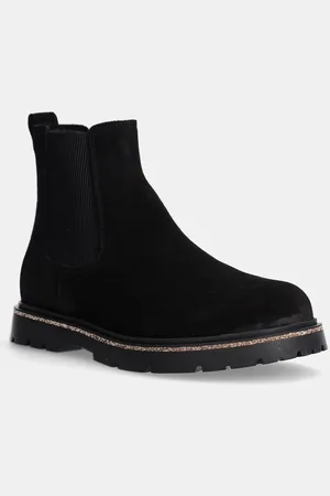 Birkenstock Semišové kotníkové boty Highwood Slip On Mid pánské, barva, 1028138