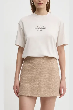 Abercrombie & Fitch Sukně barva, mini, pouzdrová, KI143-4331