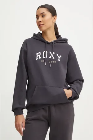 Roxy Mikina Surf Stoked dámská, barva, s kapucí, s potiskem, ERJFT04899