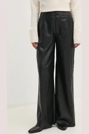 DKNY Kalhoty dámské, barva, široké, high waist, DJ4P3039