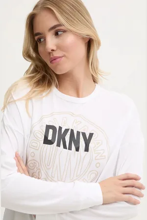 DKNY Pyžamové tričko s dlouhým rukávem barva, YI20021