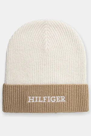 Tommy Hilfiger Dětská čepice s příměsí vlny barva, AU0AU01930