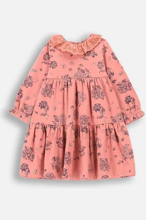 COCCODRILLO Dětské bavlněné šaty barva, mini, FLOWERS GIRL NEWBORN