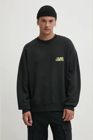 HUGO BOSS Bavlněná mikina pánská, barva, s potiskem, 50525118