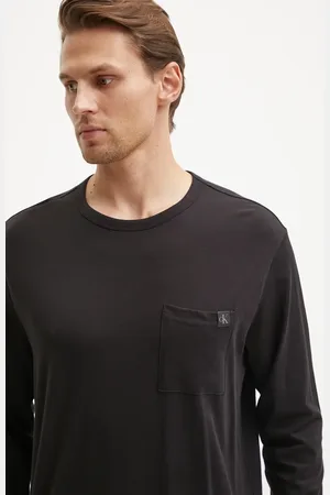 Calvin Klein Pyžamové tričko s dlouhým rukávem barva, 000NM2668E