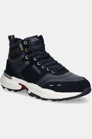 Tommy Hilfiger Sneakers boty M RUNNER CORDURA HI LTH MIX tmavomodrá barva, FM0FM05222