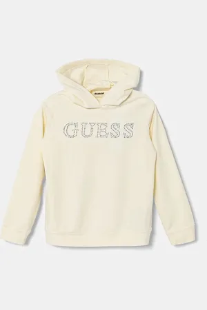 Guess Dětská mikina barva, s kapucí, s aplikací, J4YQ27 KBXI2