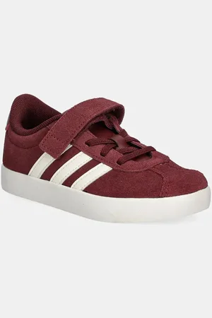 adidas Dětské sneakers boty VL COURT 3.0 EL C vínová barva, IH4960