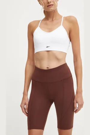Reebok Kraťasy LUX Collection dámské, barva, hladké, high waist, 100205597