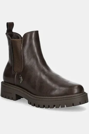 U.S. Polo Assn. Boty s gumou KARMA dámské, barva, na platformě, KARMA013W/DY1