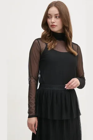 DKNY Halenka dámská, barva, hladká, P4HH7XSF