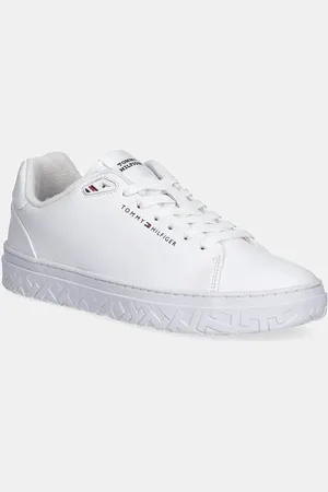 Tommy Hilfiger Kožené sneakers boty COURT THICK CUPSOLE LEATHER barva, FM0FM05208