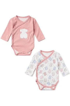 TOUS Bavlněné kojenecké body Colors 2-pack Colors.2109
