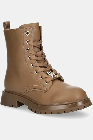 Tommy Hilfiger Dětské kožené boty barva, T3A5-33568