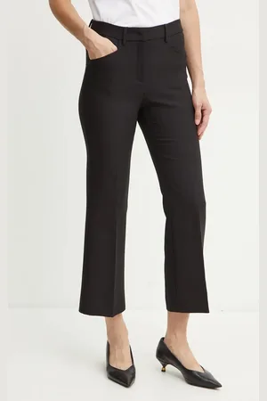 Max&Co. Kalhoty dámské, barva, střih cigarette, high waist, 2426136023200