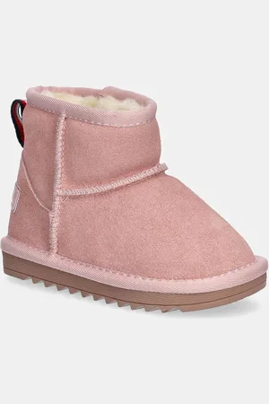 Tommy Hilfiger Dětské semišové sněhule barva, T1A5-33614