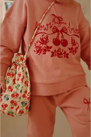 Konges Sløjd Dětská bavlněná mikina LOUPY LOU SWEATSHIRT GOTS barva, vzorovaná, KS102025